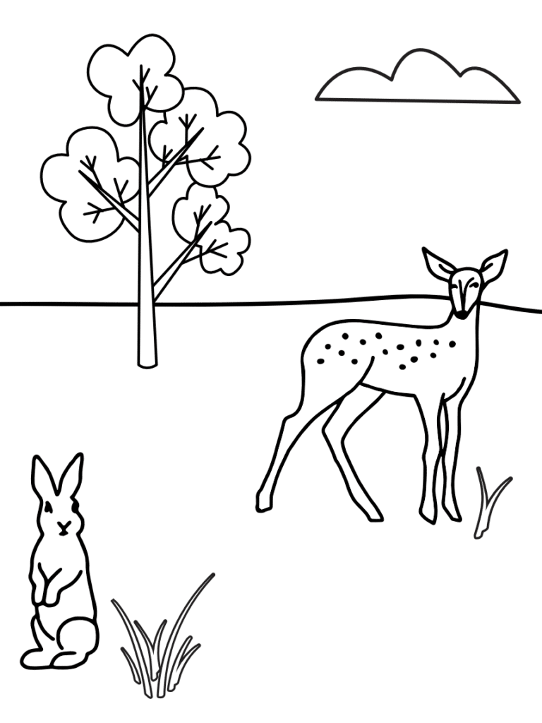 140 Cute Animals Coloring Pages FREE Printable 49