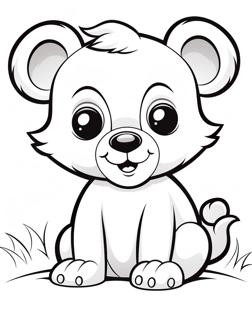 140 Cute Animals Coloring Pages FREE Printable 55