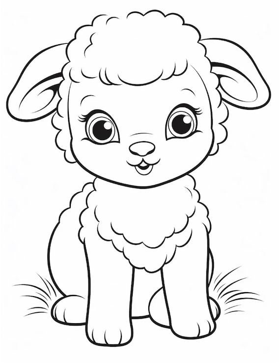 140 Cute Animals Coloring Pages FREE Printable 56