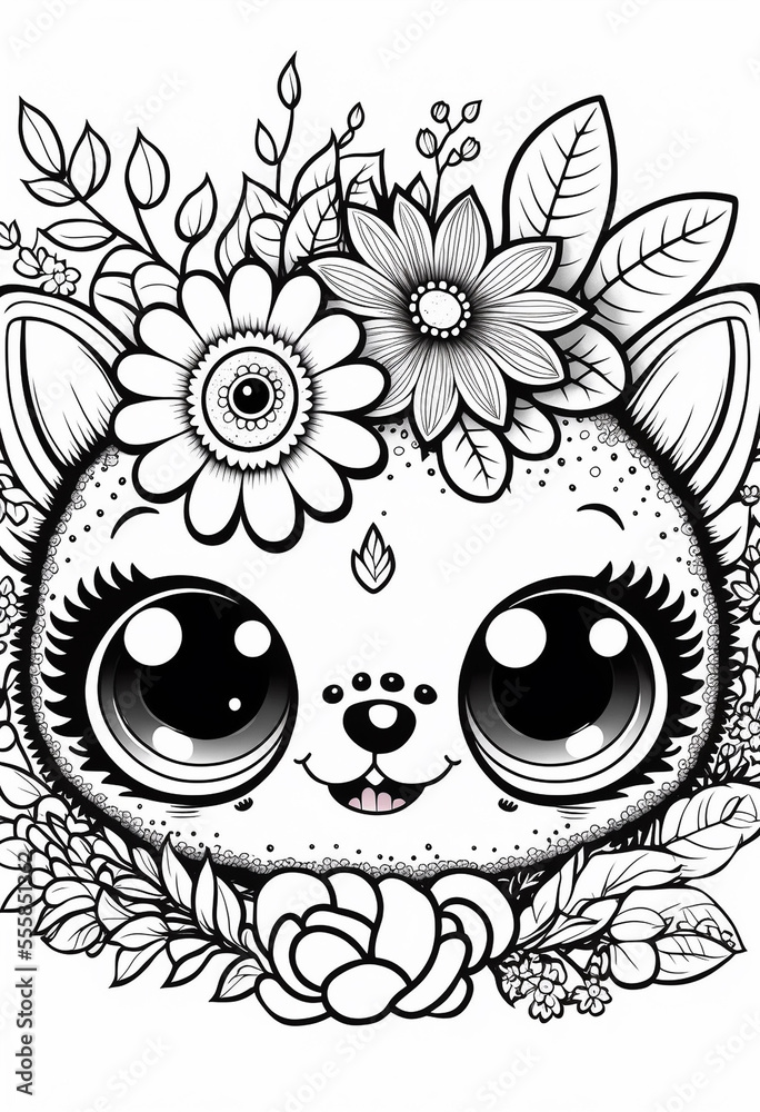 140 Cute Animals Coloring Pages FREE Printable 6