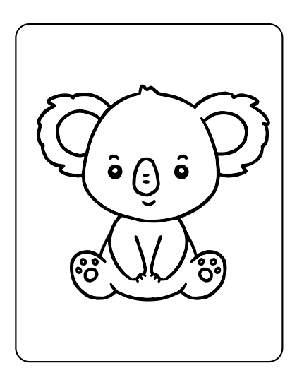 140 Cute Animals Coloring Pages FREE Printable 9