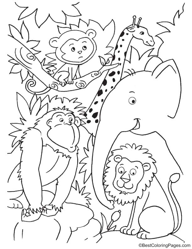 140 Cute Animals Coloring Pages FREE Printable 91