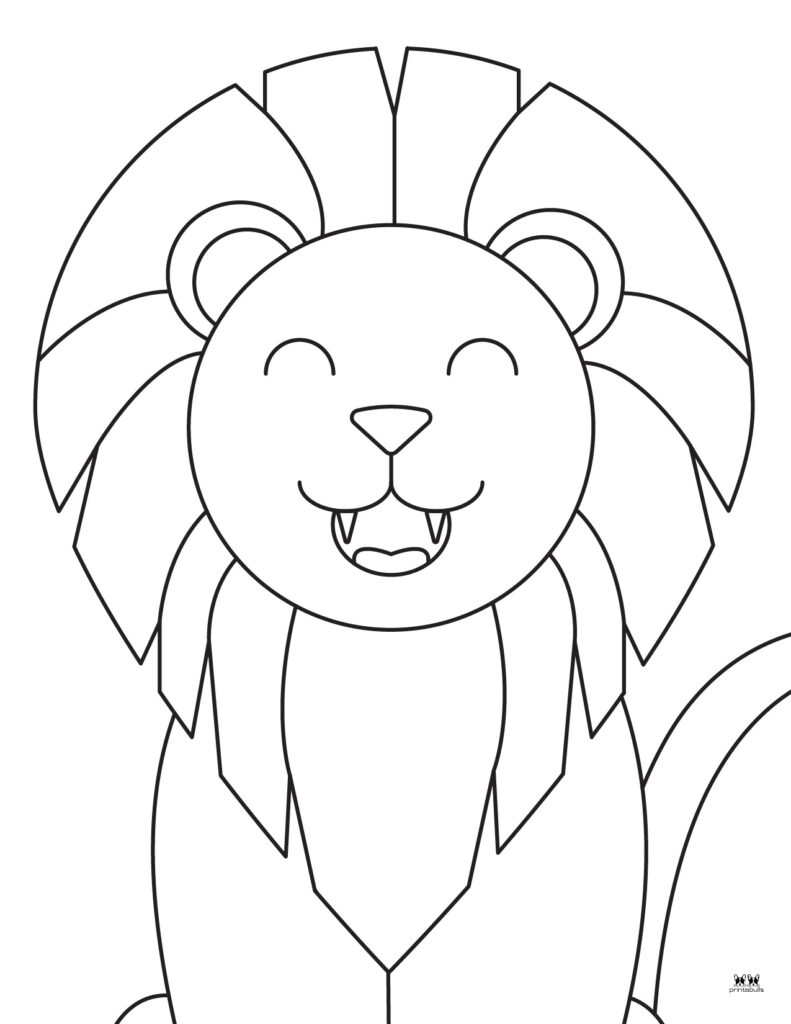 150 Lion Coloring Pages: Roaring Fun for Kids 102