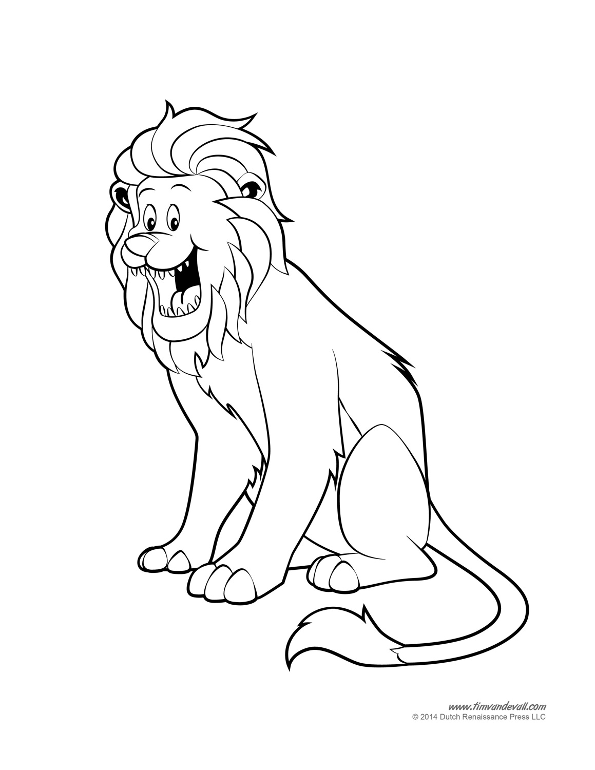 150 Lion Coloring Pages: Roaring Fun for Kids 131