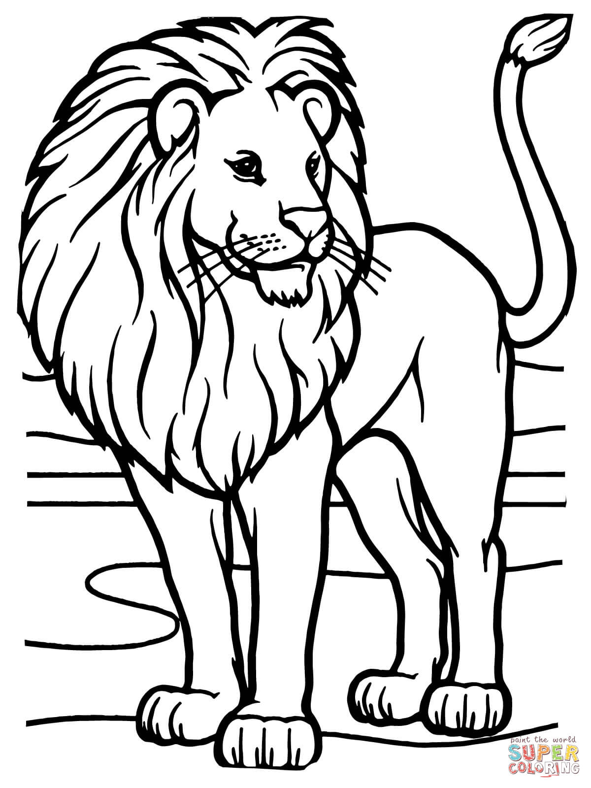 150 Lion Coloring Pages: Roaring Fun for Kids 134