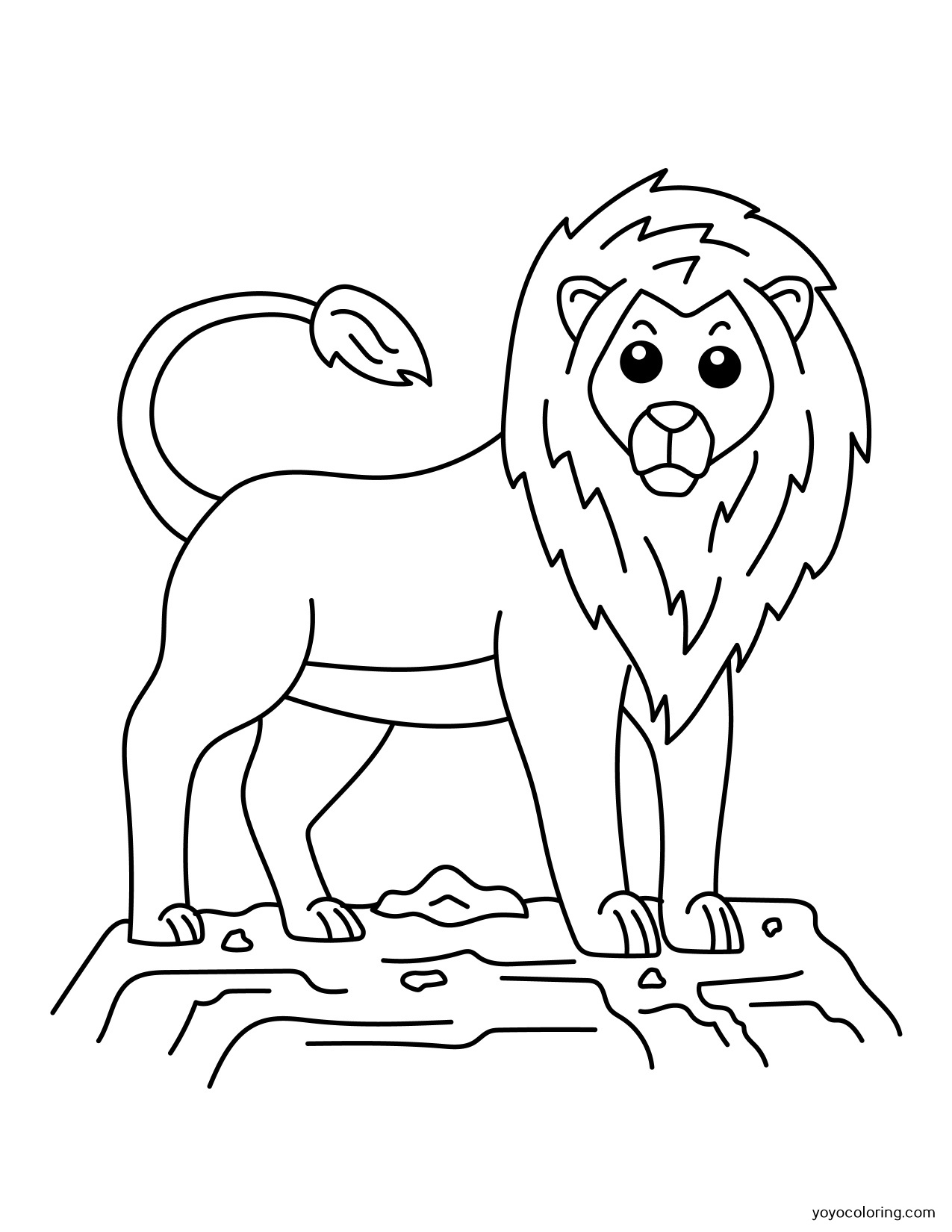 150 Lion Coloring Pages: Roaring Fun for Kids 138