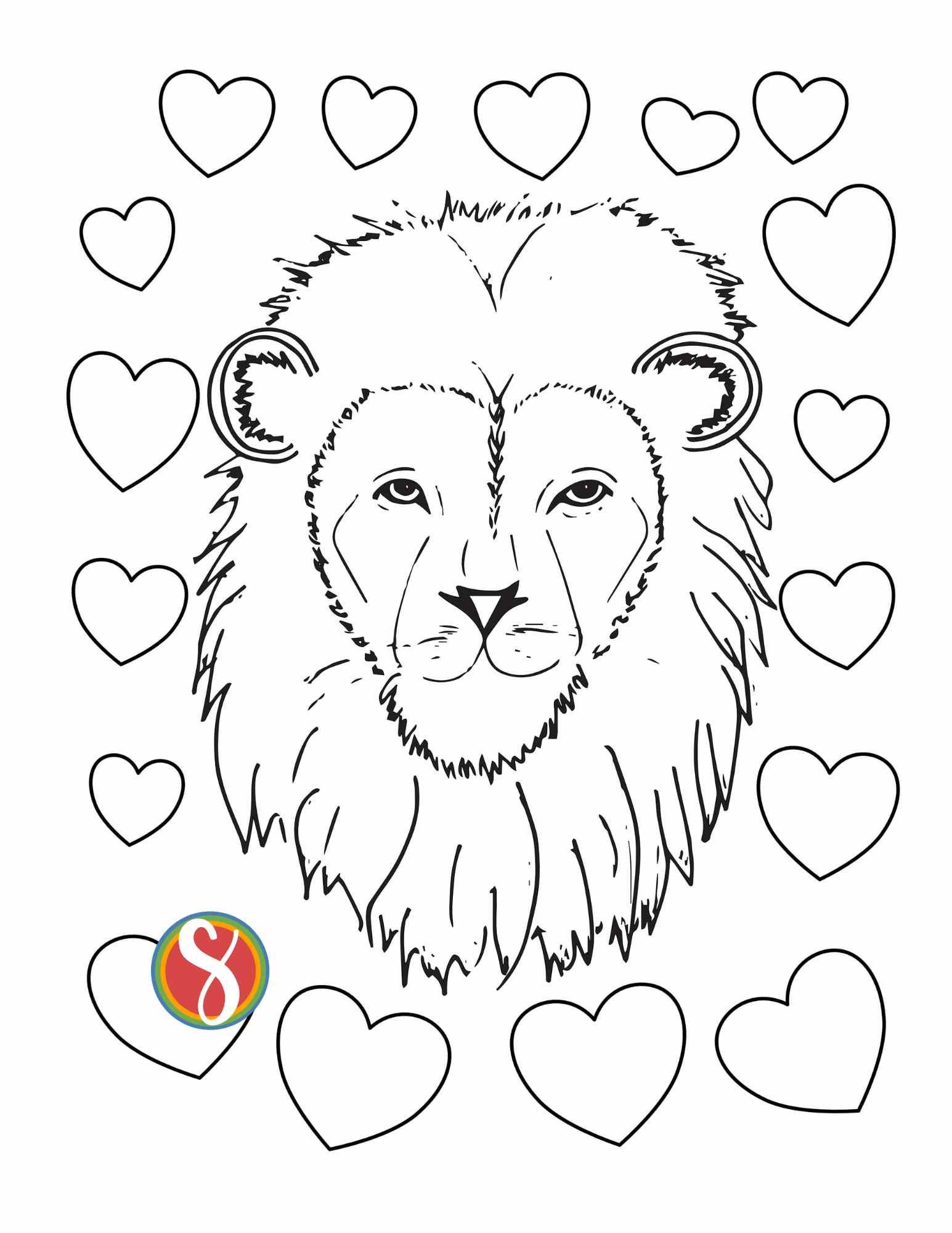 150 Lion Coloring Pages: Roaring Fun for Kids 146