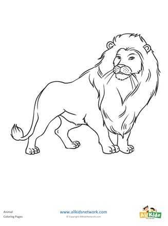 150 Lion Coloring Pages: Roaring Fun for Kids 15