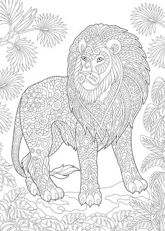 150 Lion Coloring Pages: Roaring Fun for Kids 16