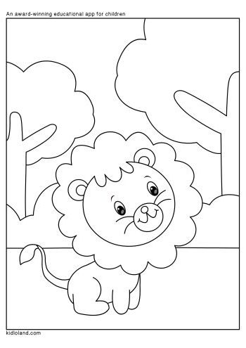 150 Lion Coloring Pages: Roaring Fun for Kids 22