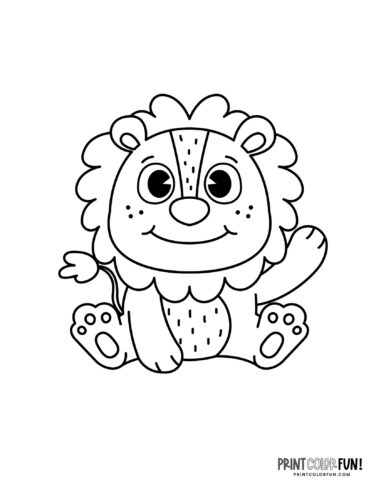 150 Lion Coloring Pages: Roaring Fun for Kids 27