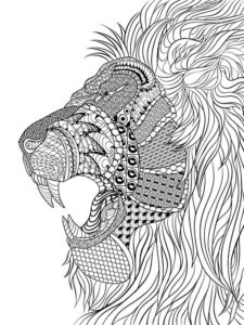 150 Lion Coloring Pages: Roaring Fun for Kids 4