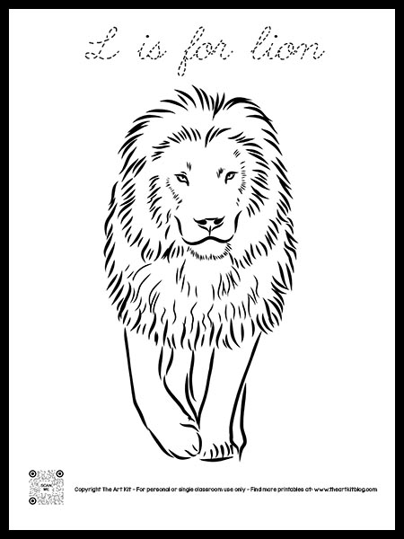 150 Lion Coloring Pages: Roaring Fun for Kids 47