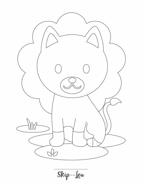 150 Lion Coloring Pages: Roaring Fun for Kids 67