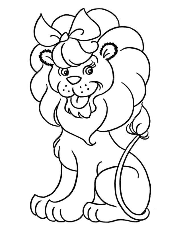 150 Lion Coloring Pages: Roaring Fun for Kids 74