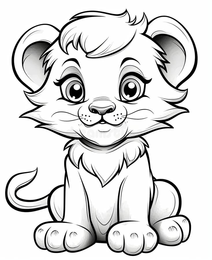 150 Lion Coloring Pages: Roaring Fun for Kids 84