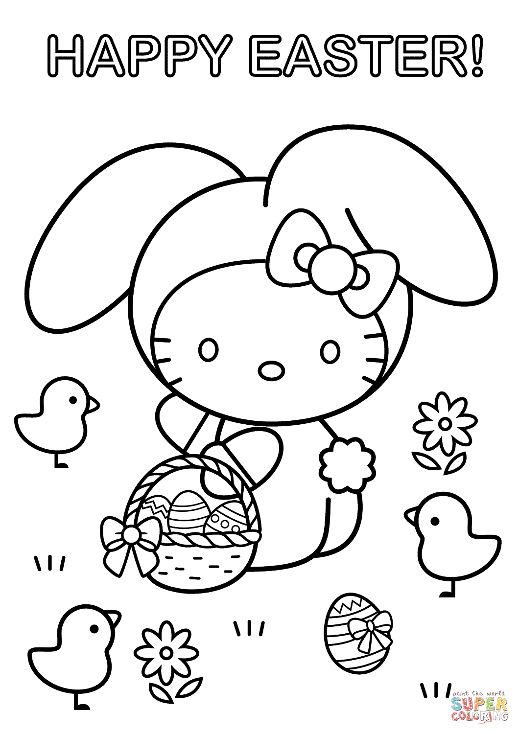 172+ Cinnamon Roll Hello Kitty Coloring Pages Printable 124