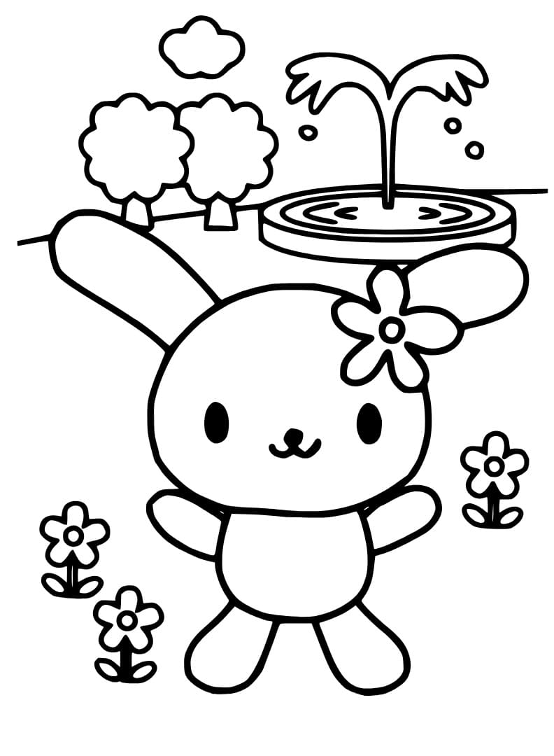 172+ Cinnamon Roll Hello Kitty Coloring Pages Printable 167