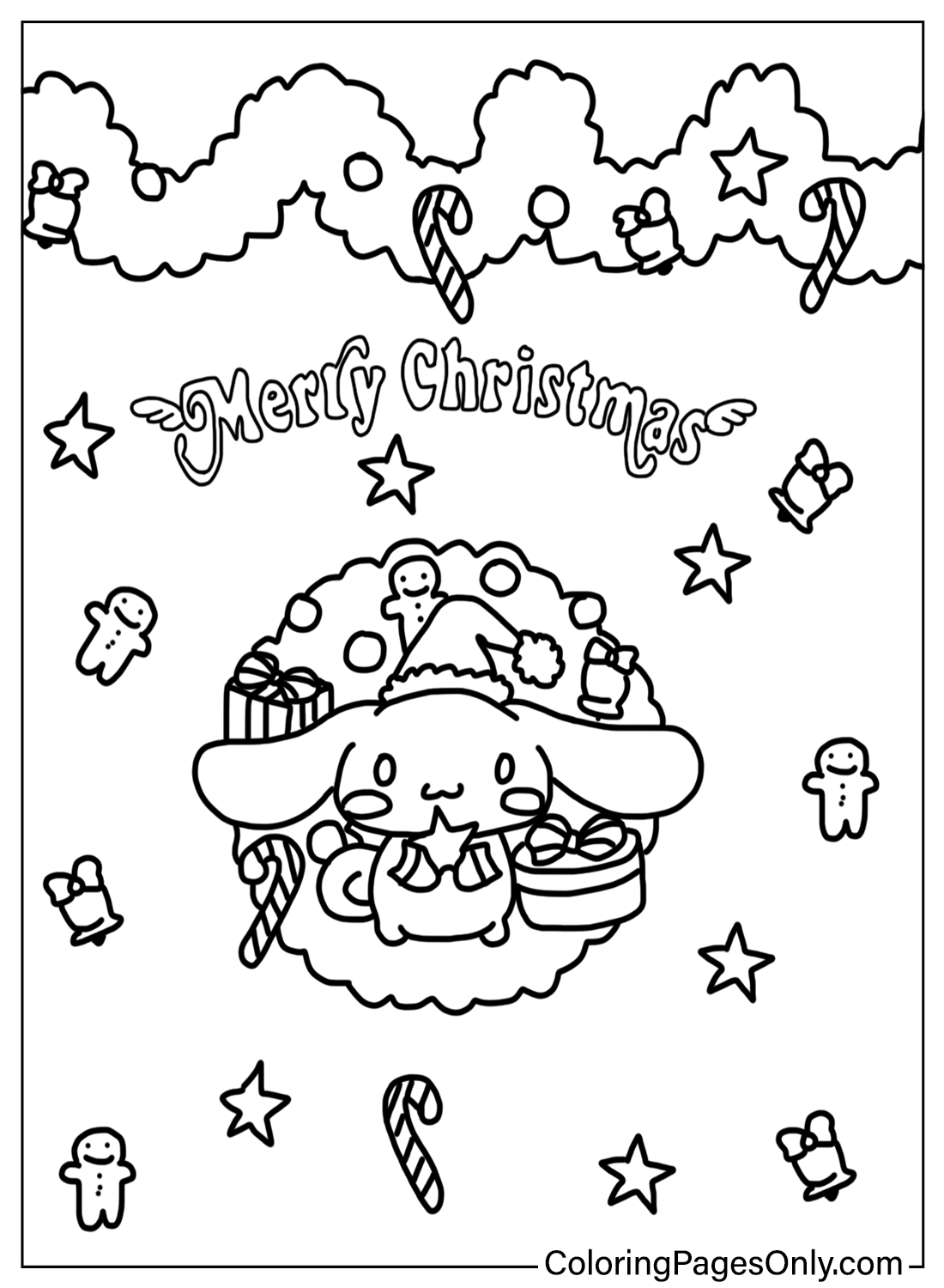 172+ Cinnamon Roll Hello Kitty Coloring Pages Printable 18