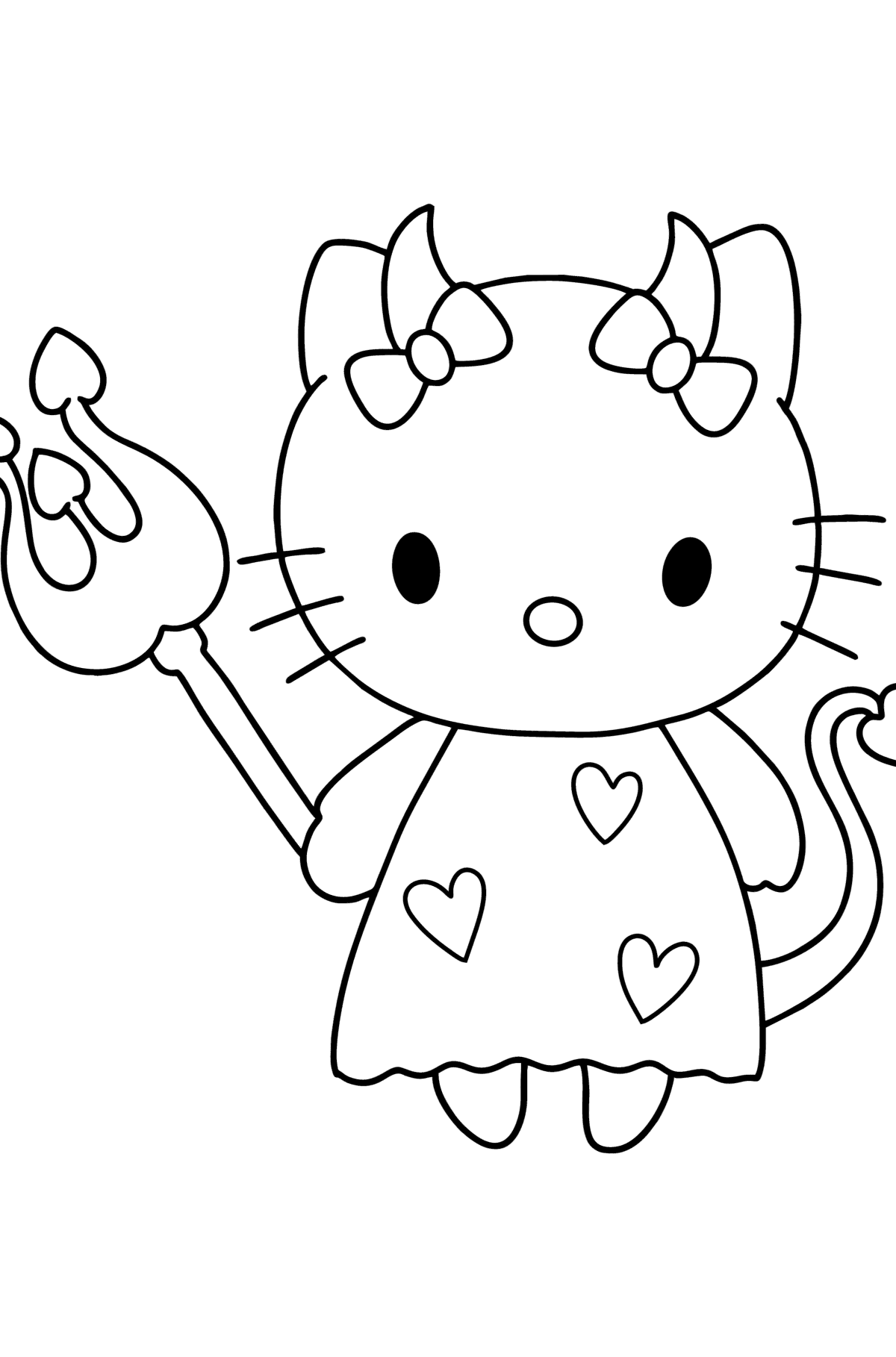 172+ Cinnamon Roll Hello Kitty Coloring Pages Printable 25