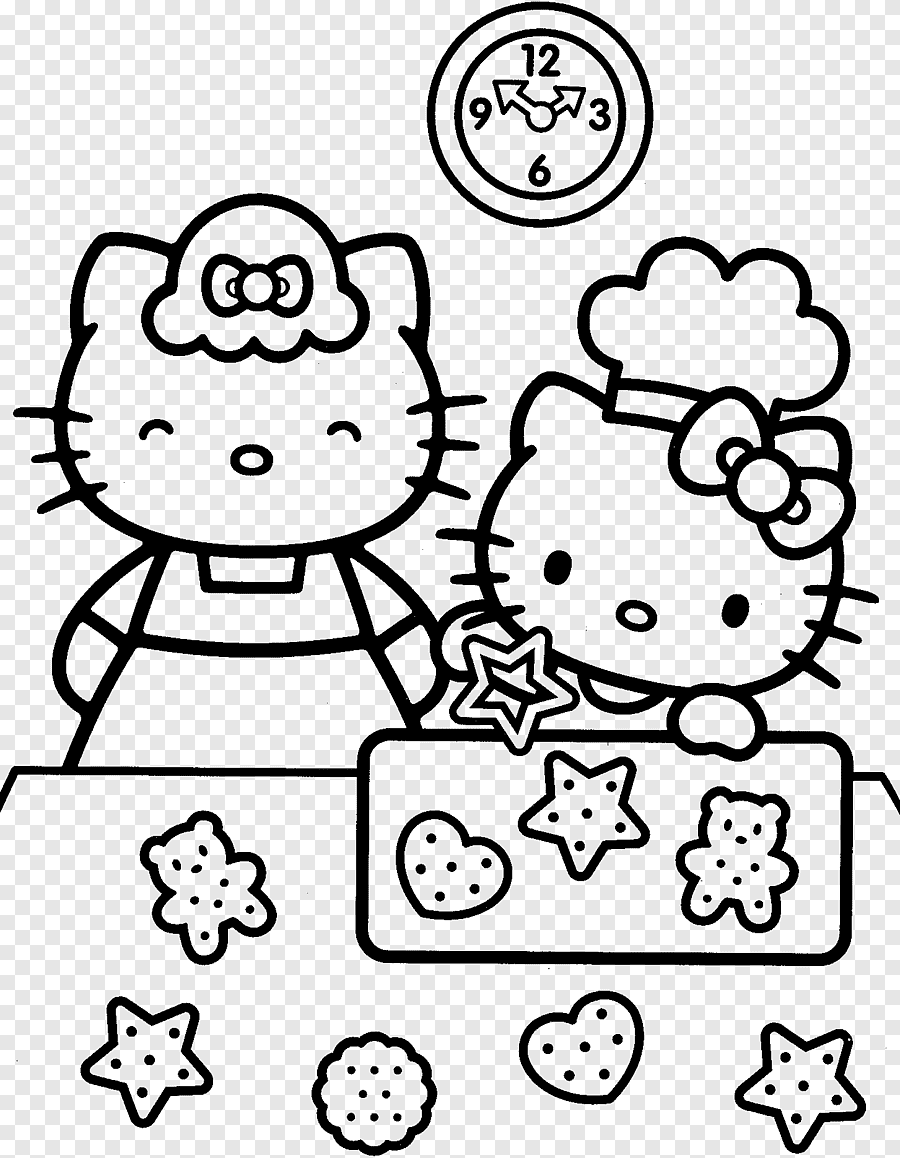 172+ Cinnamon Roll Hello Kitty Coloring Pages Printable 31