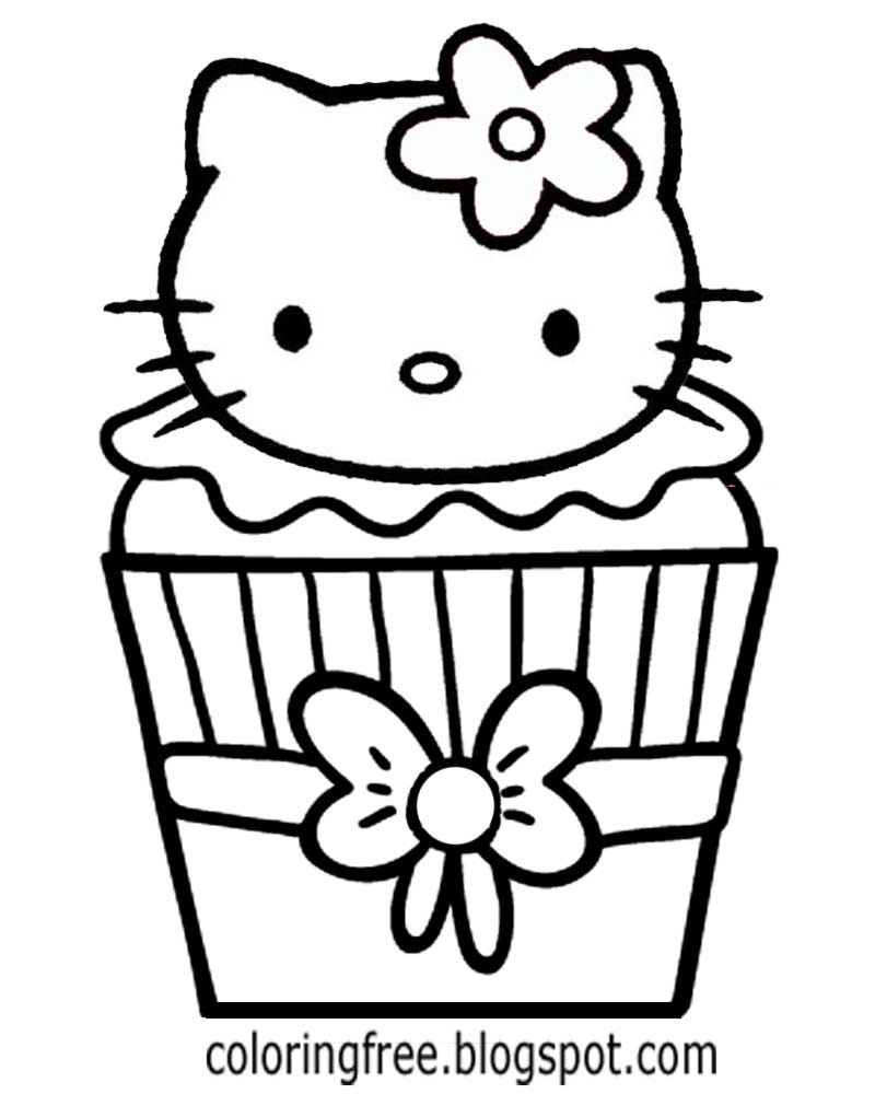 172+ Cinnamon Roll Hello Kitty Coloring Pages Printable 35