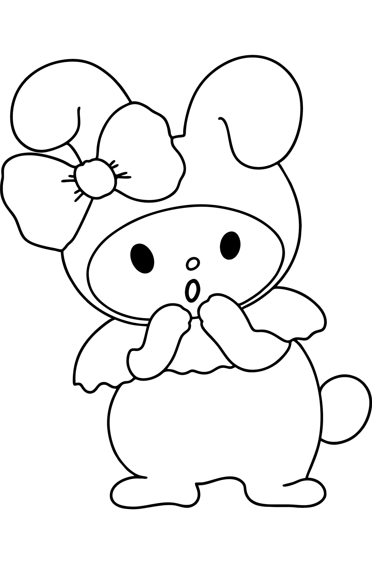 172+ Cinnamon Roll Hello Kitty Coloring Pages Printable 40