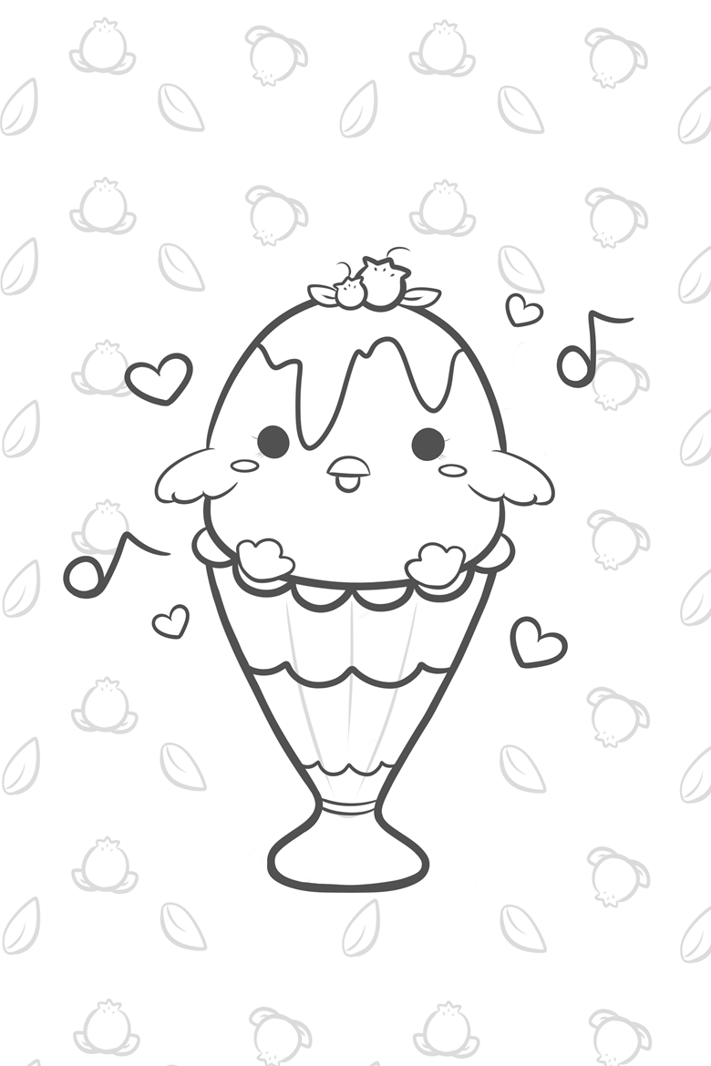 172+ Cinnamon Roll Hello Kitty Coloring Pages Printable 96