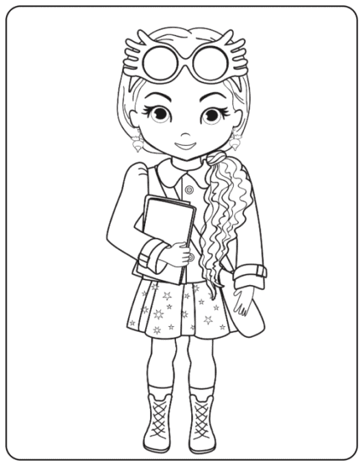 194+ Stitch with Glasses Coloring Page Printable 10