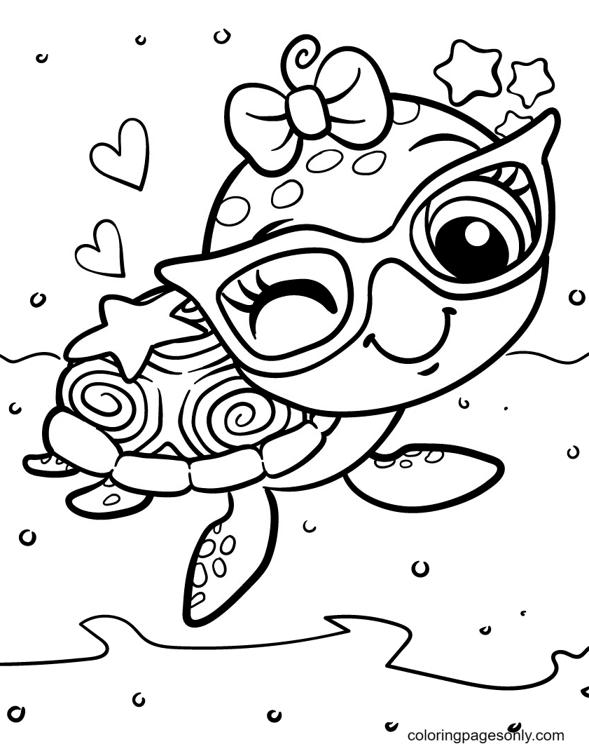 194+ Stitch with Glasses Coloring Page Printable 108