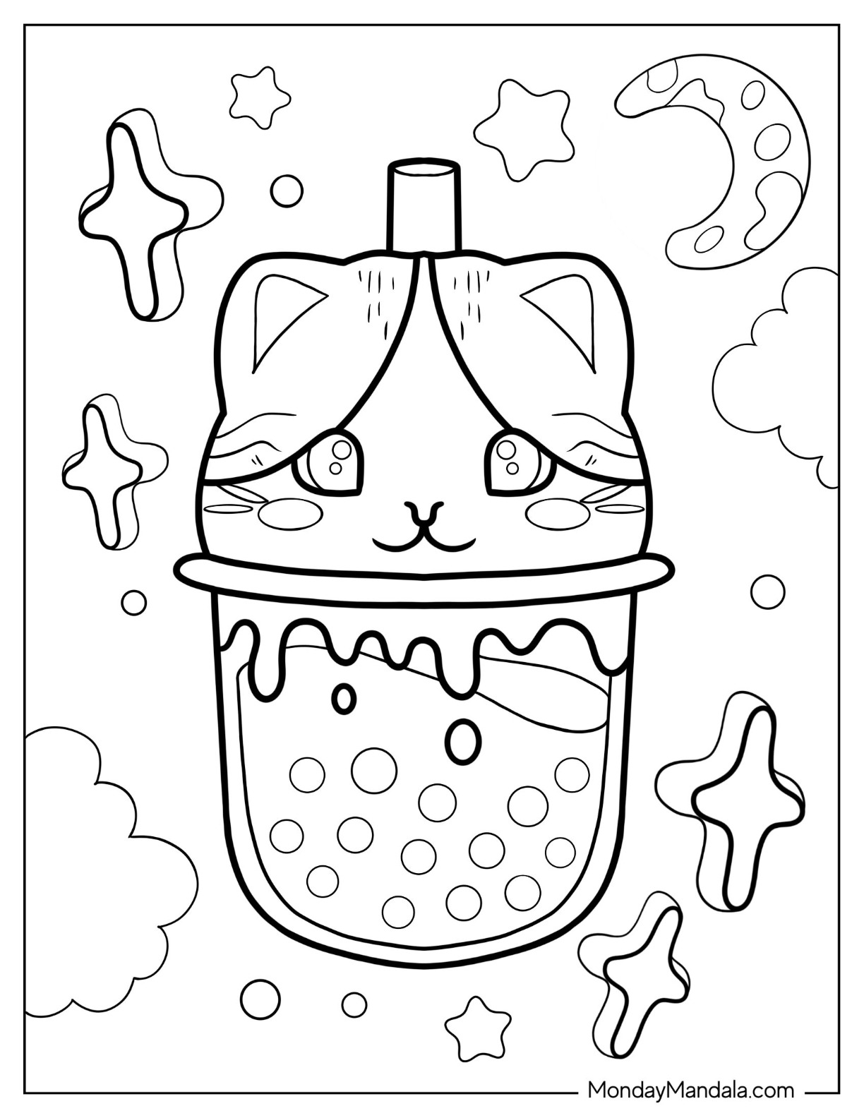 194+ Stitch with Glasses Coloring Page Printable 176