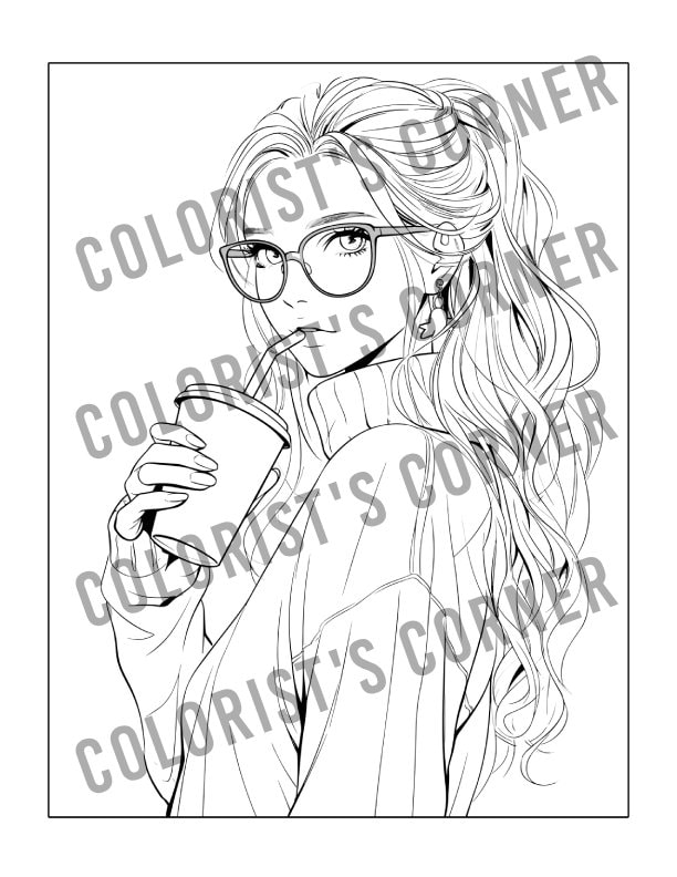 194+ Stitch with Glasses Coloring Page Printable 35