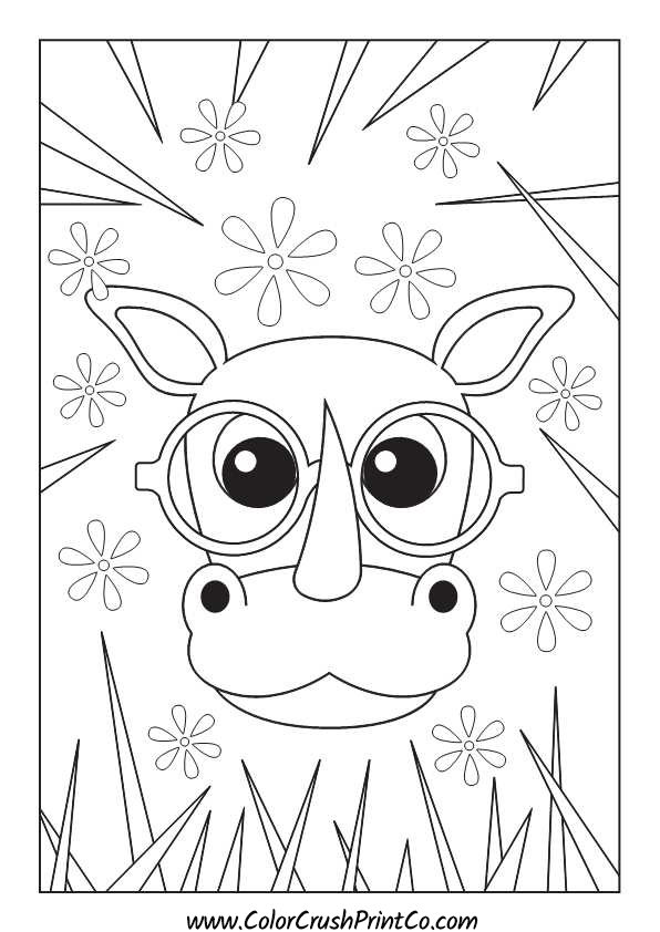 194+ Stitch with Glasses Coloring Page Printable 40