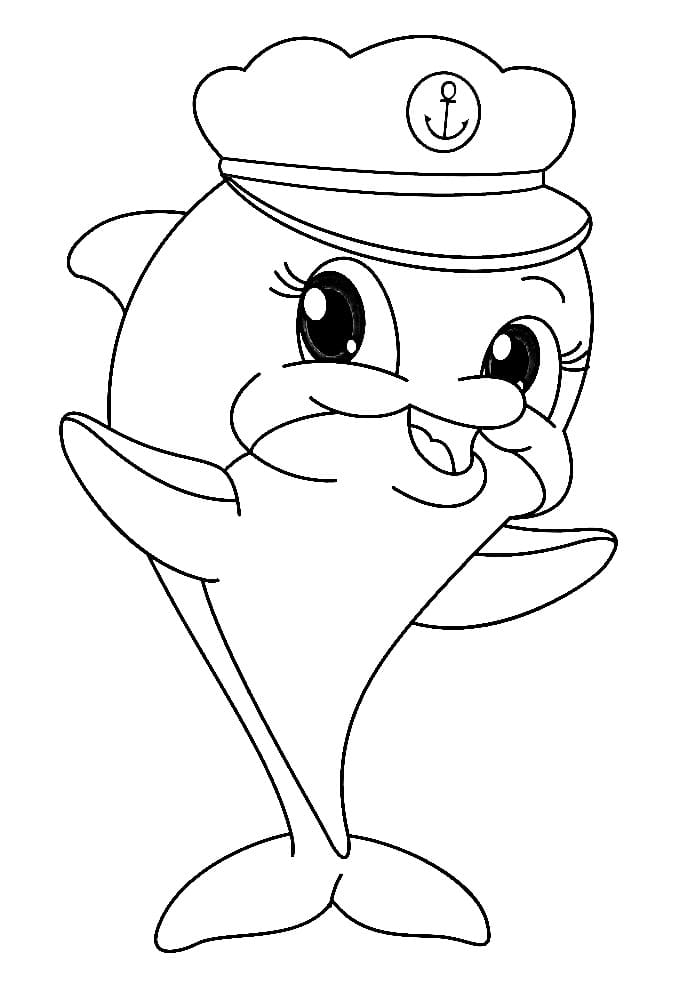 198 Dolphin Coloring Pages Free Printable 103