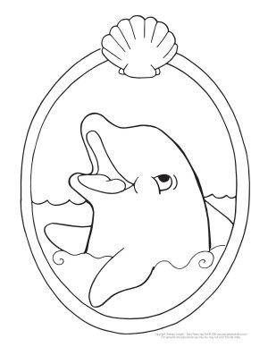 198 Dolphin Coloring Pages Free Printable 11