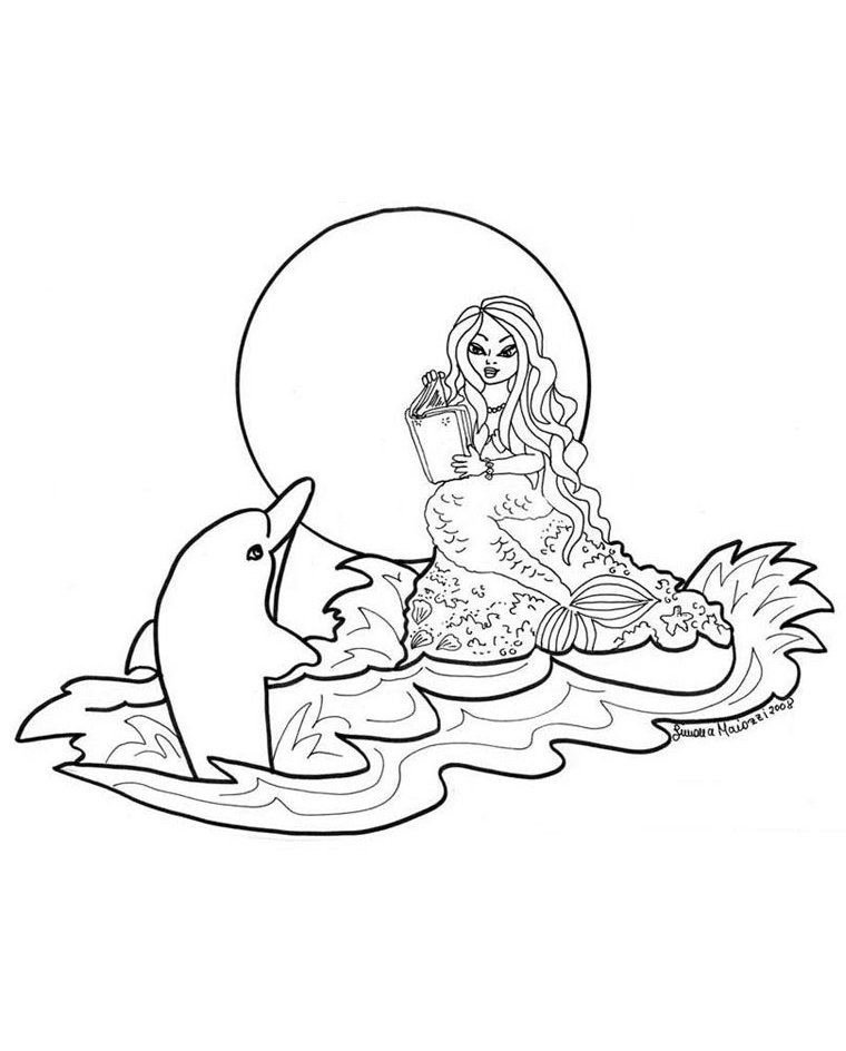 198 Dolphin Coloring Pages Free Printable 112