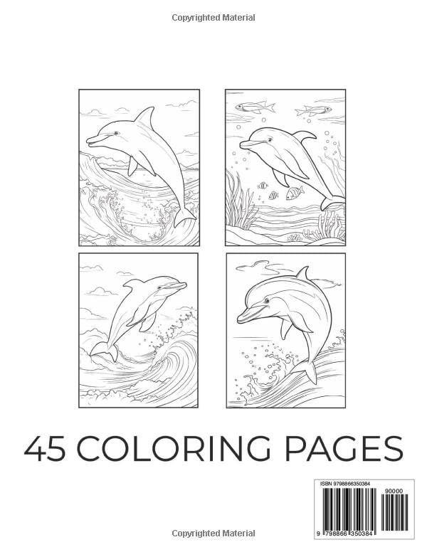 198 Dolphin Coloring Pages Free Printable 118