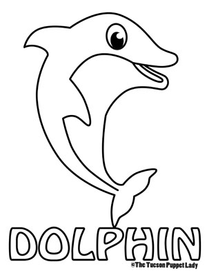 198 Dolphin Coloring Pages Free Printable 12