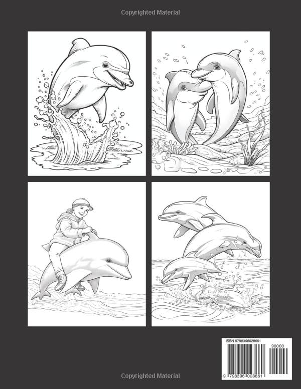 198 Dolphin Coloring Pages Free Printable 130