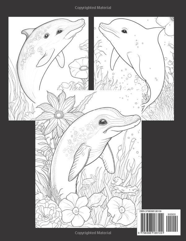 198 Dolphin Coloring Pages Free Printable 132