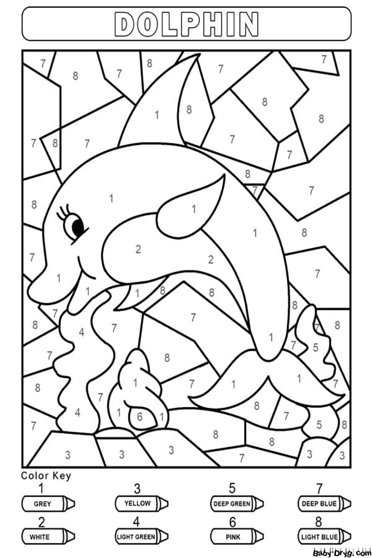 198 Dolphin Coloring Pages Free Printable 139