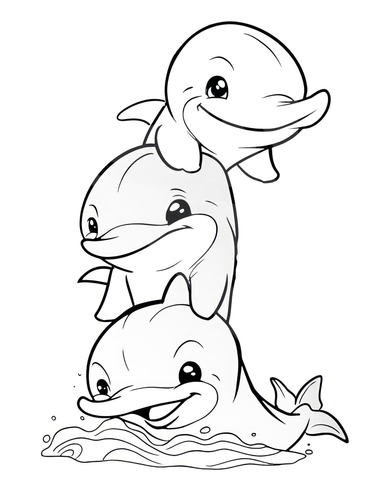 198 Dolphin Coloring Pages Free Printable 177