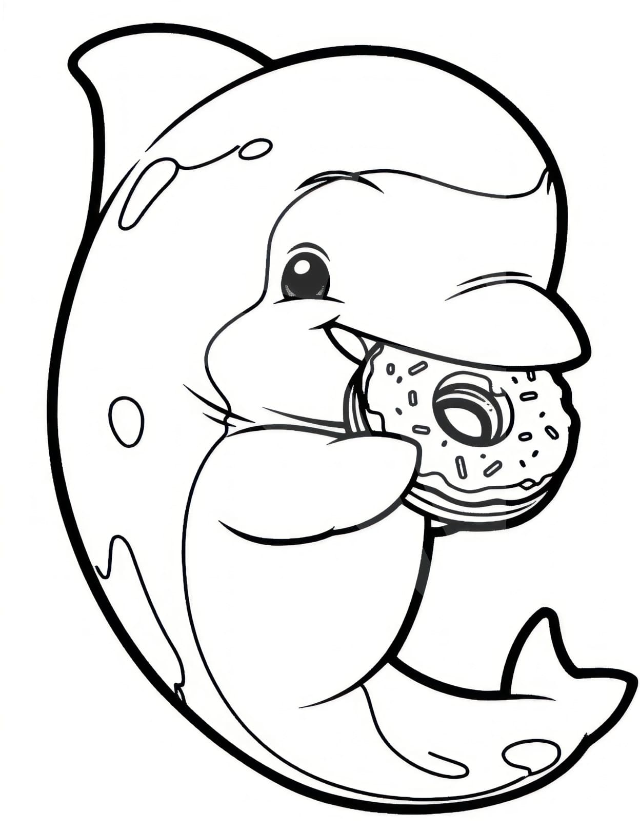 198 Dolphin Coloring Pages Free Printable 178