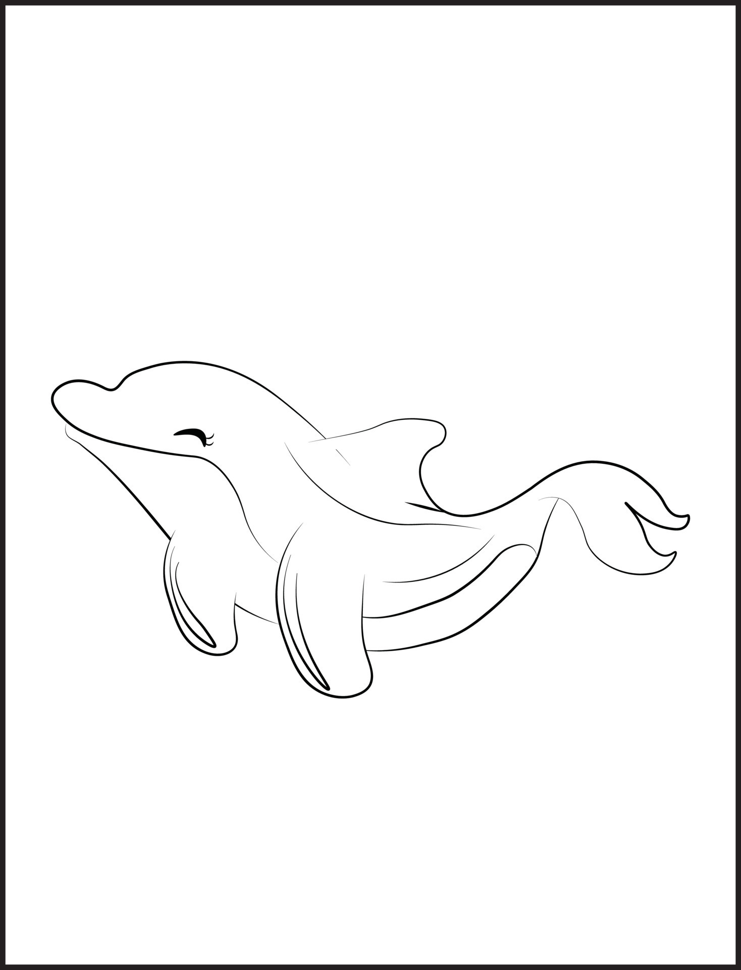 198 Dolphin Coloring Pages Free Printable 180