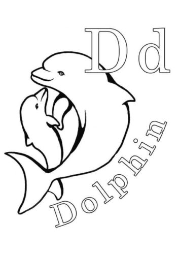 198 Dolphin Coloring Pages Free Printable 33