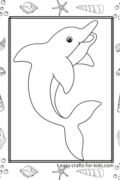 198 Dolphin Coloring Pages Free Printable 49