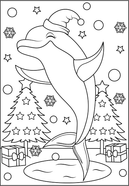 198 Dolphin Coloring Pages Free Printable 50