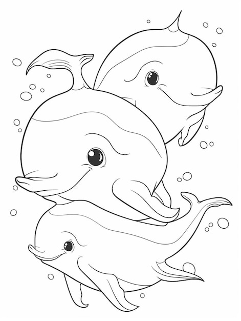 198 Dolphin Coloring Pages Free Printable 55