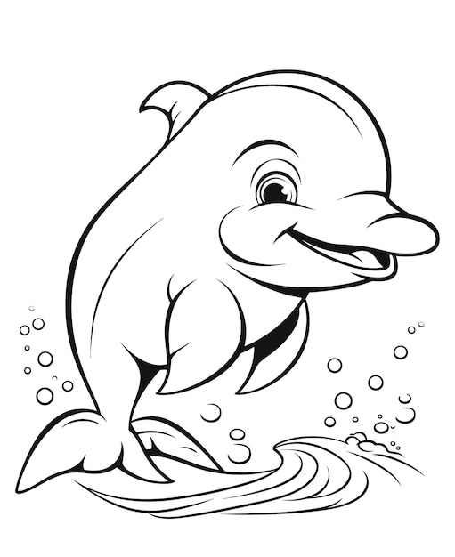 198 Dolphin Coloring Pages Free Printable 62