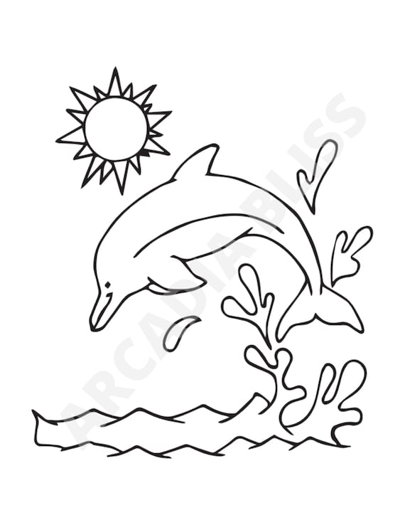 198 Dolphin Coloring Pages Free Printable 70